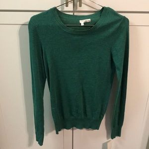 NWT ABOUND SIZE MEDIUM LONG SLEEVE GREEN SWEATER